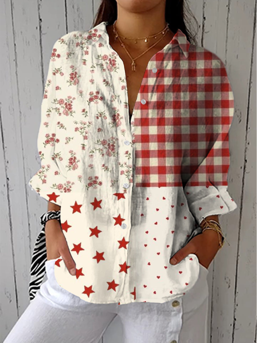 Elizabeth - Country Patchwork Blouse
