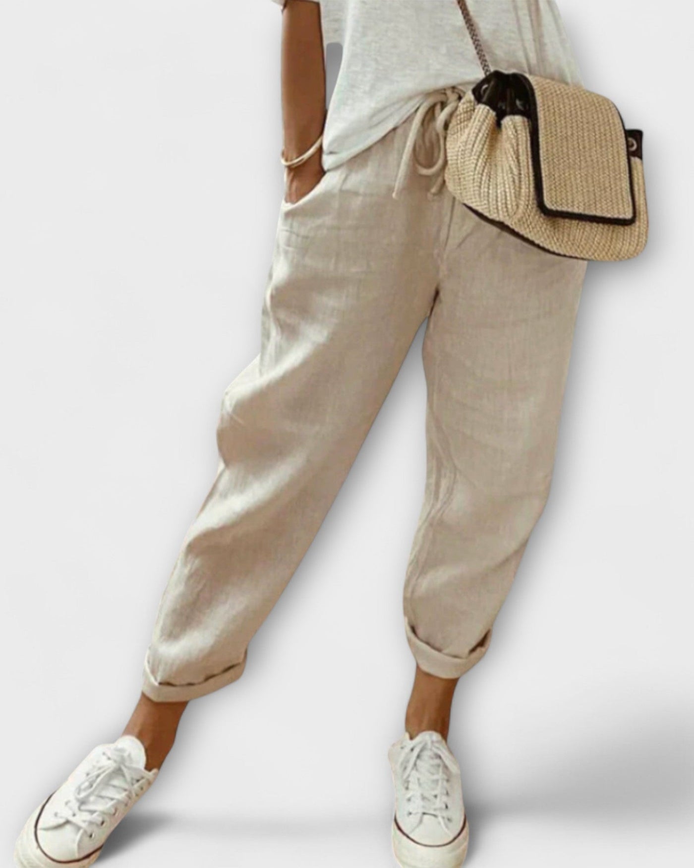 Rose - Stylish and relaxed linen trousers