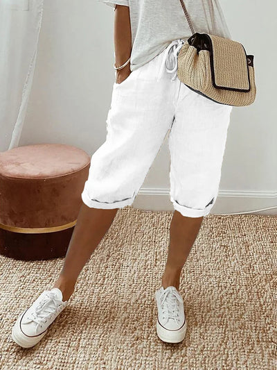 Zoe - Easy Wear Knee-Length Trousers